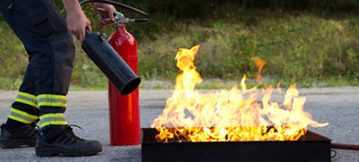 Incendie — Manipulation des extincteurs